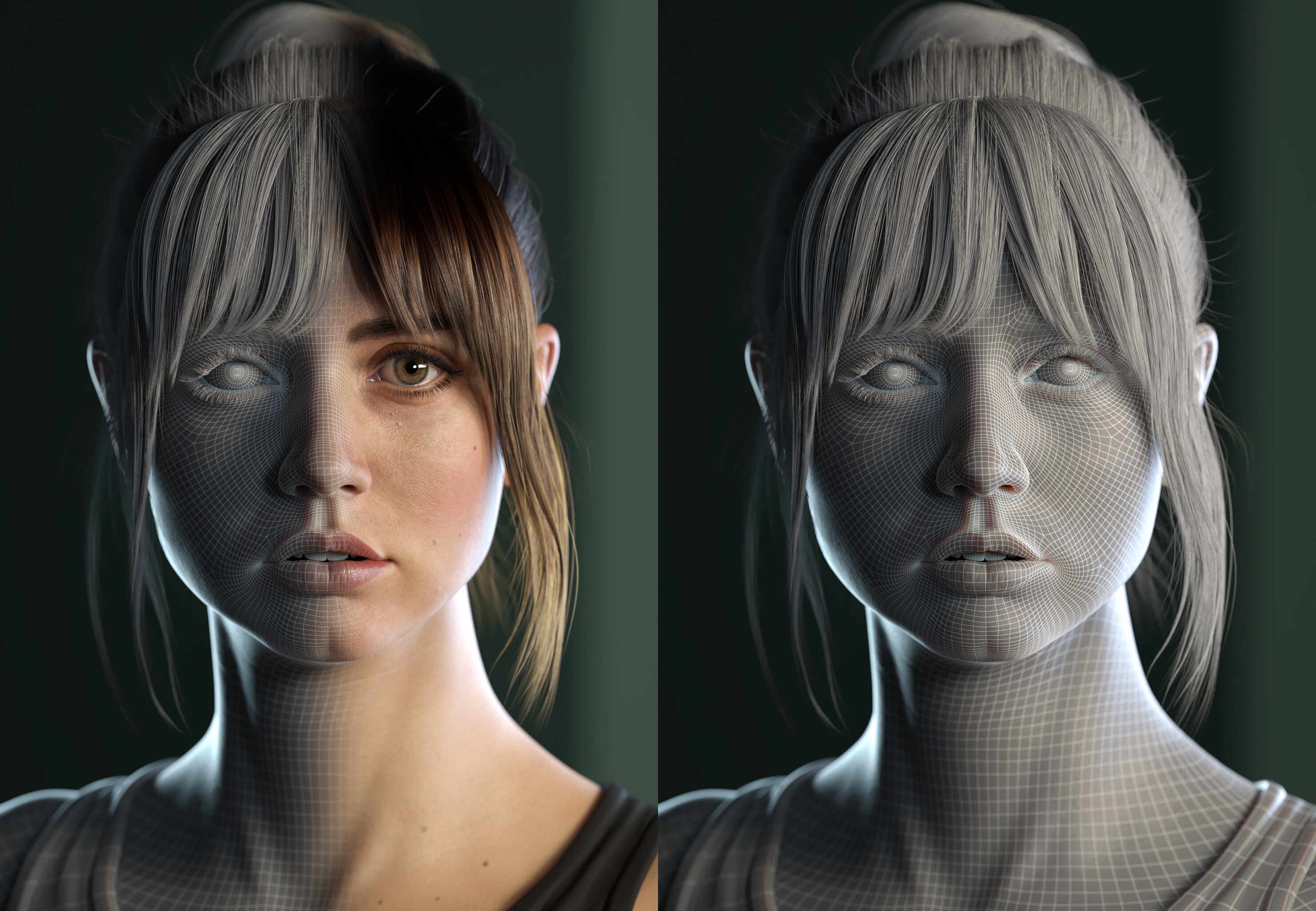 Ana de Armas - Sketch | 3D model