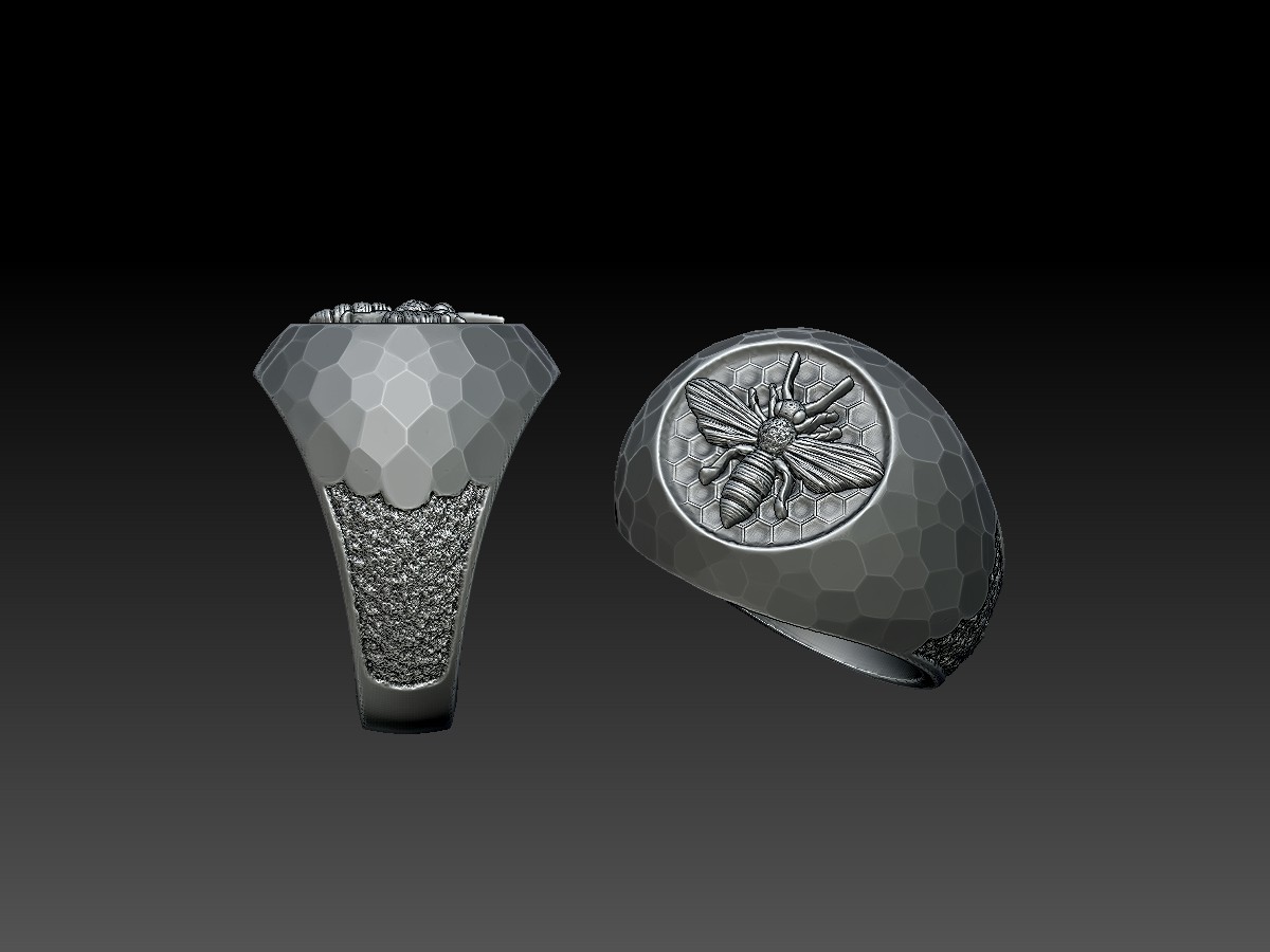 Bee Ring - ZBrush
