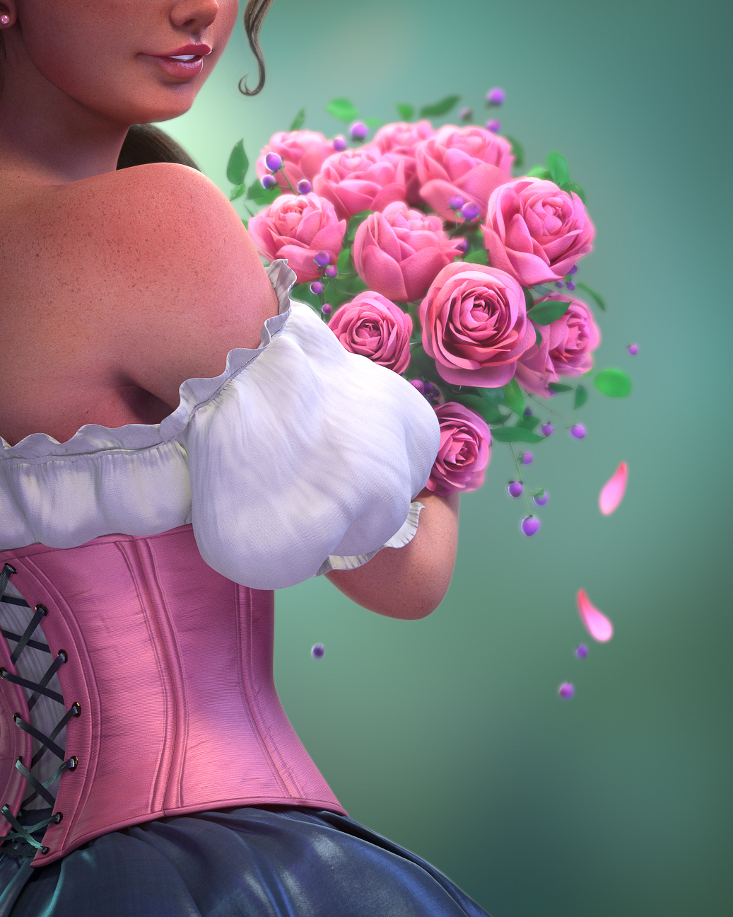 GirlWithFlowers