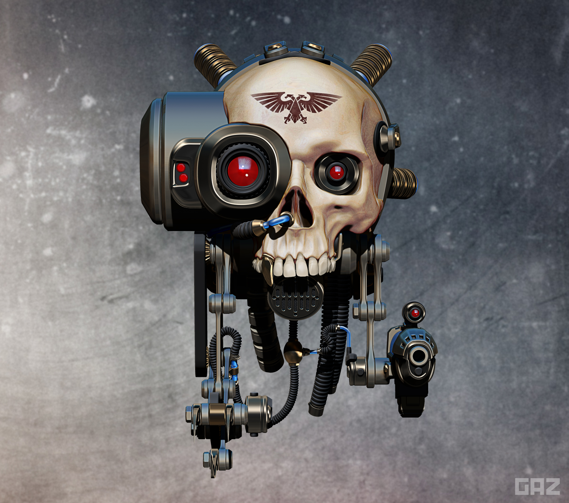 Сервочереп. Сервочереп вархаммер 40000. Warhammer 40000 сервочереп. Сервитор Warhammer 40k. Сервочереп Адептус Механикус.