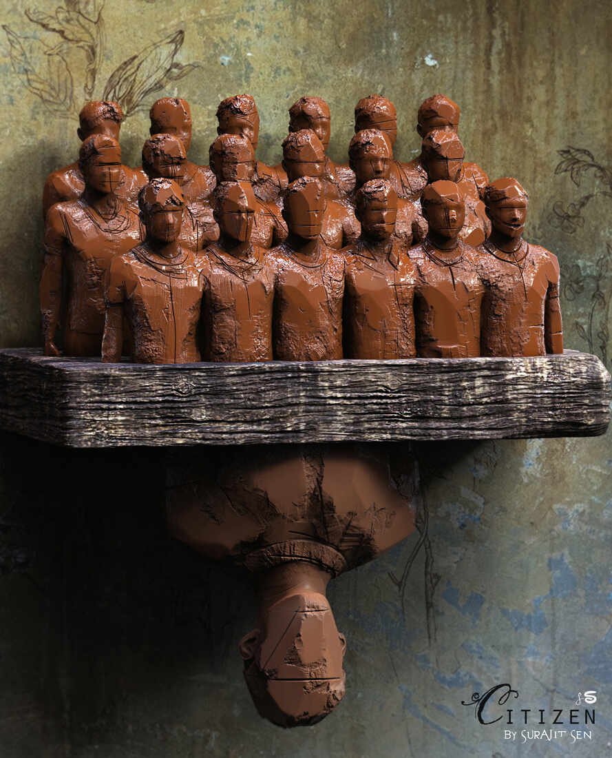 Citizen _Digital_Sculpture_SurajitSen_Jan2022_L