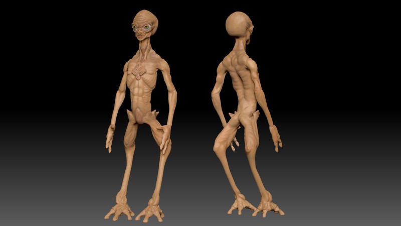 yacine-tazani-alien-realistic-front-back-viewport