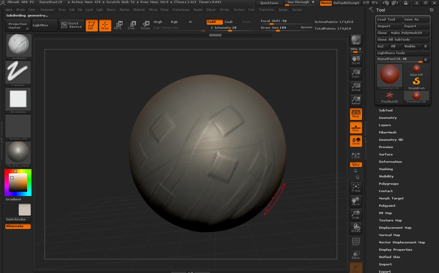 activate pressure sensativity zbrush