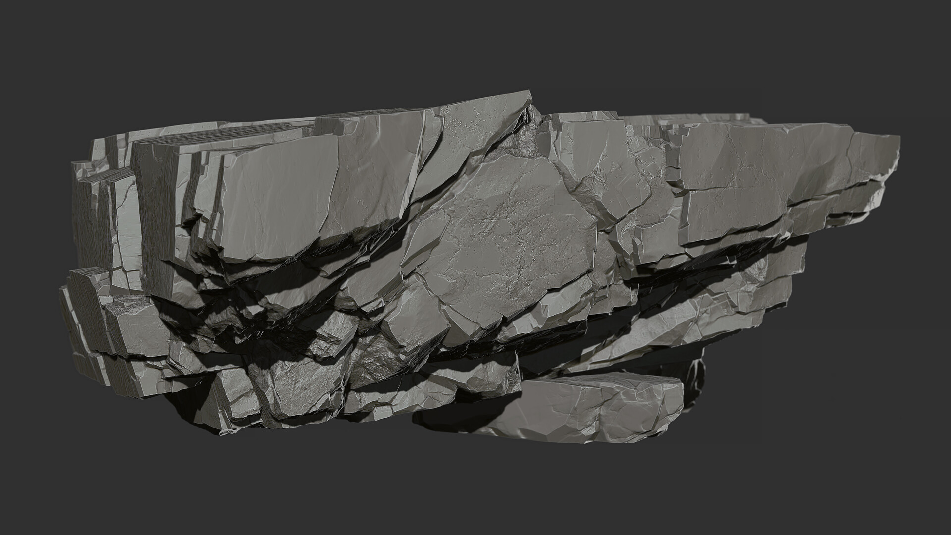 rock rubble zbrush