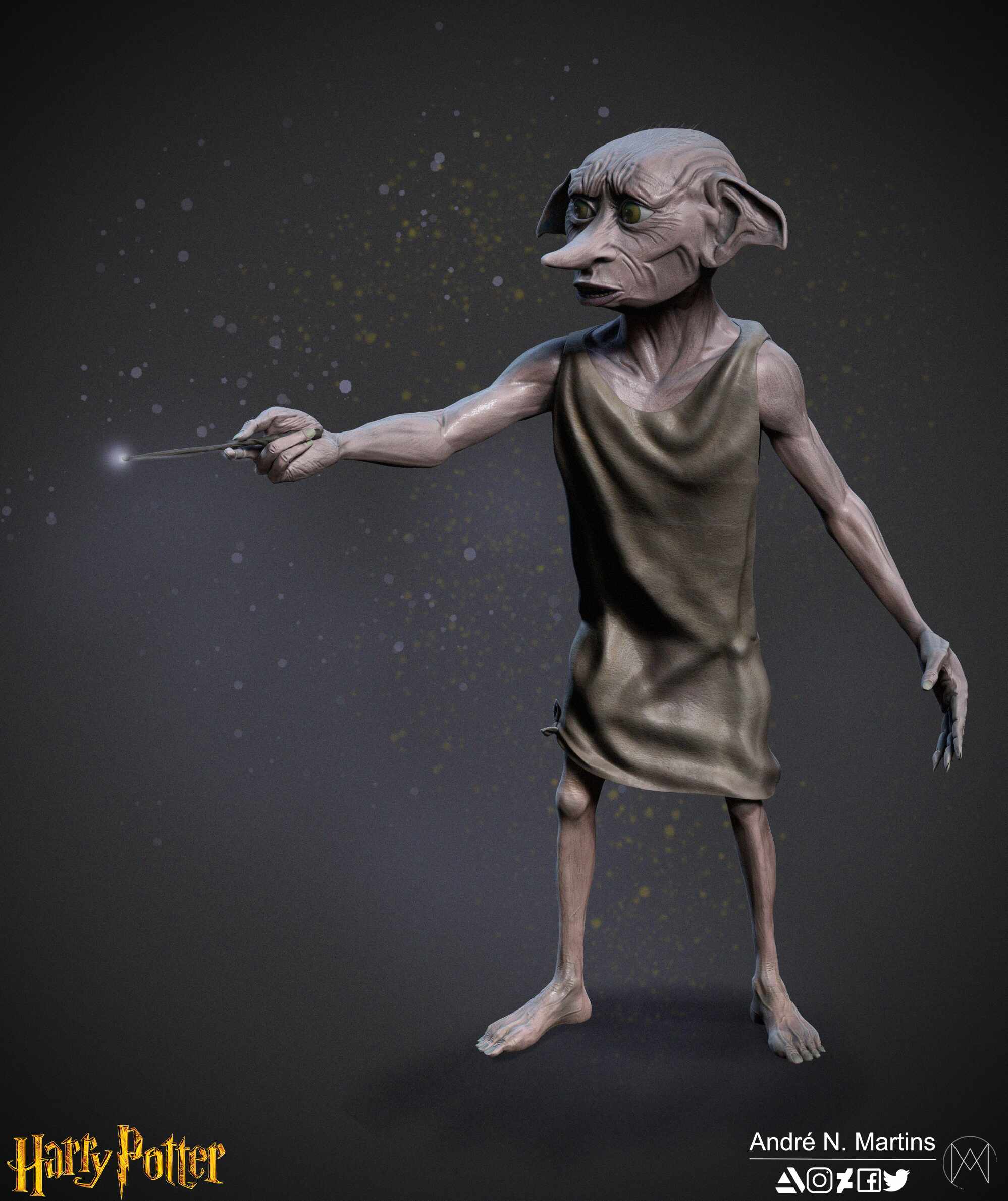 Dobby - Harry Potter - ZBrushCentral