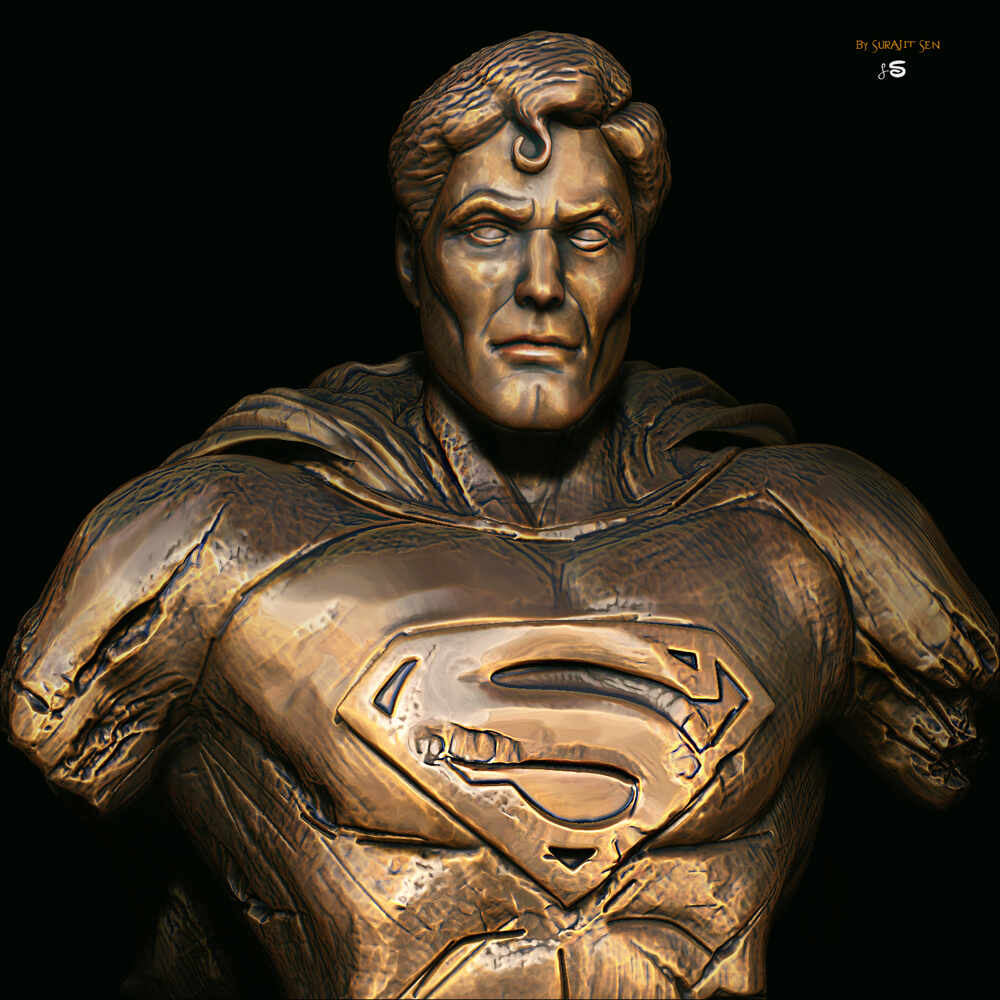 Superman_Digital_Sculpture_SurajitSen_Aug2021AL
