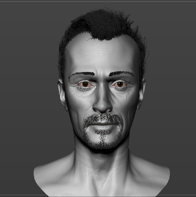 Robert Knepper likeness sculpt - ZBrushCentral