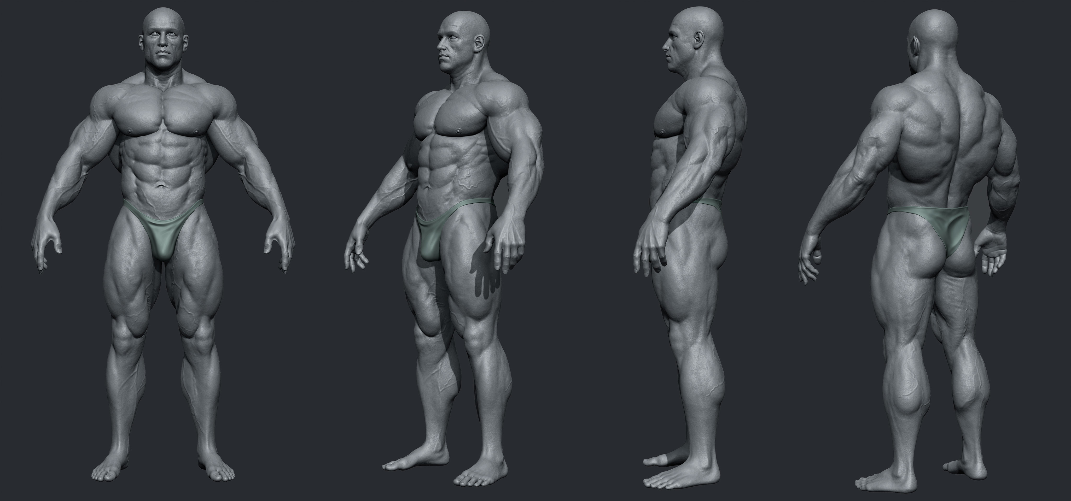 Male Body Builder - ZBrushCentral