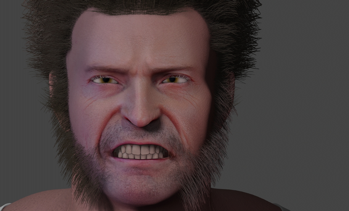 Wolverine face