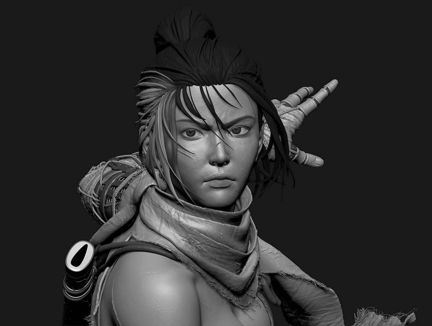 Sekiro Lady Wolf ZBrushCentral