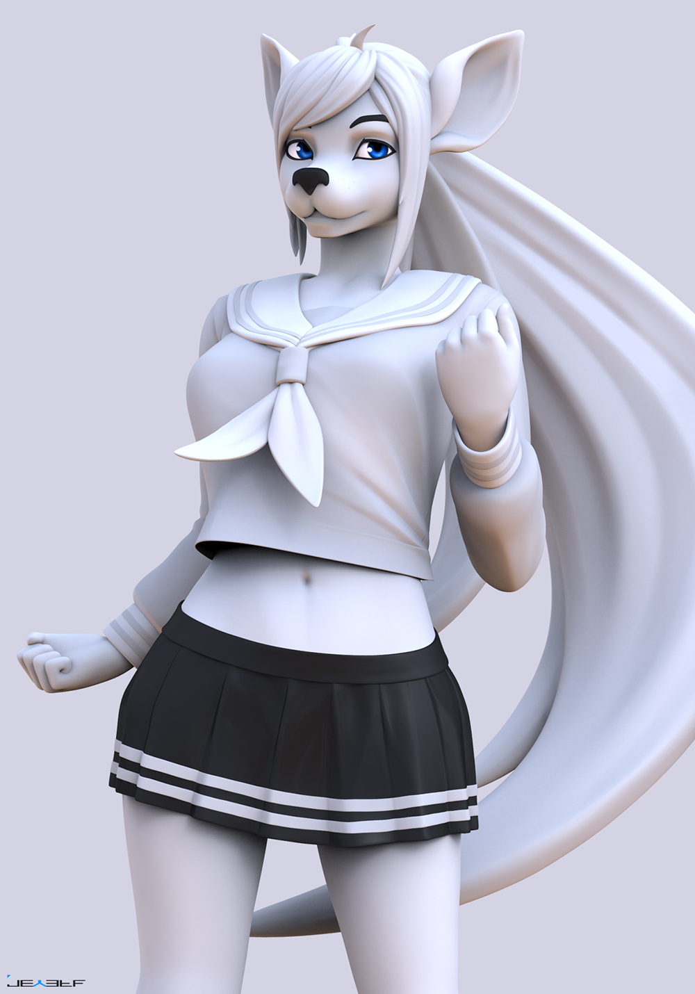 Deer [grayscale] ver.jpg
