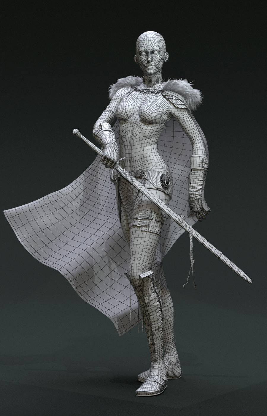 05_Red_Sonja_ClayRender.jpg