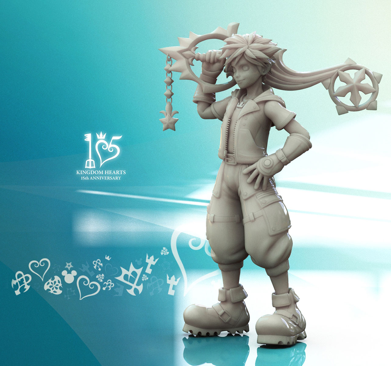 Sora from Kingdom Hearts III - ZBrushCentral