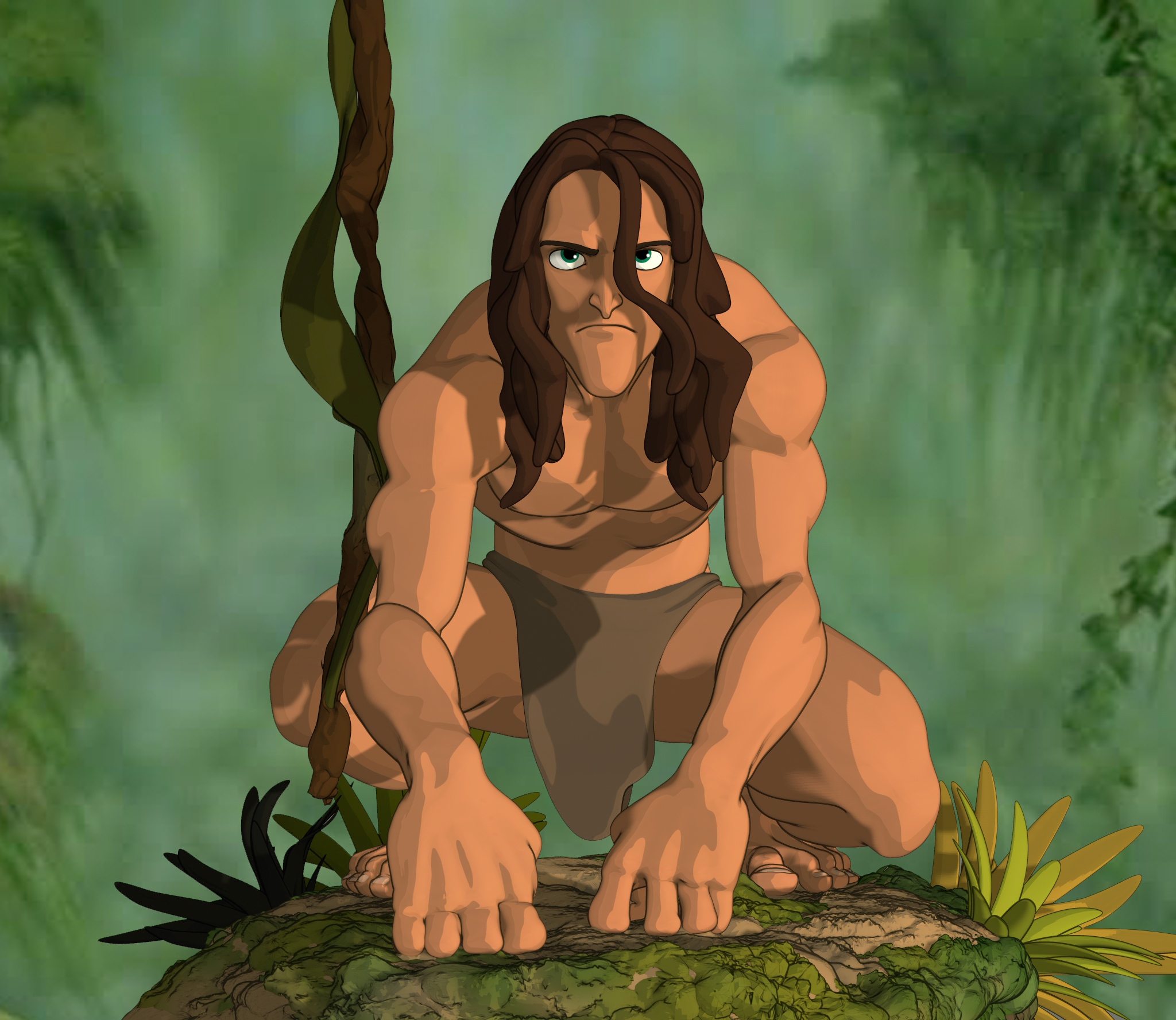 Tarzan(1999 disney fan art.