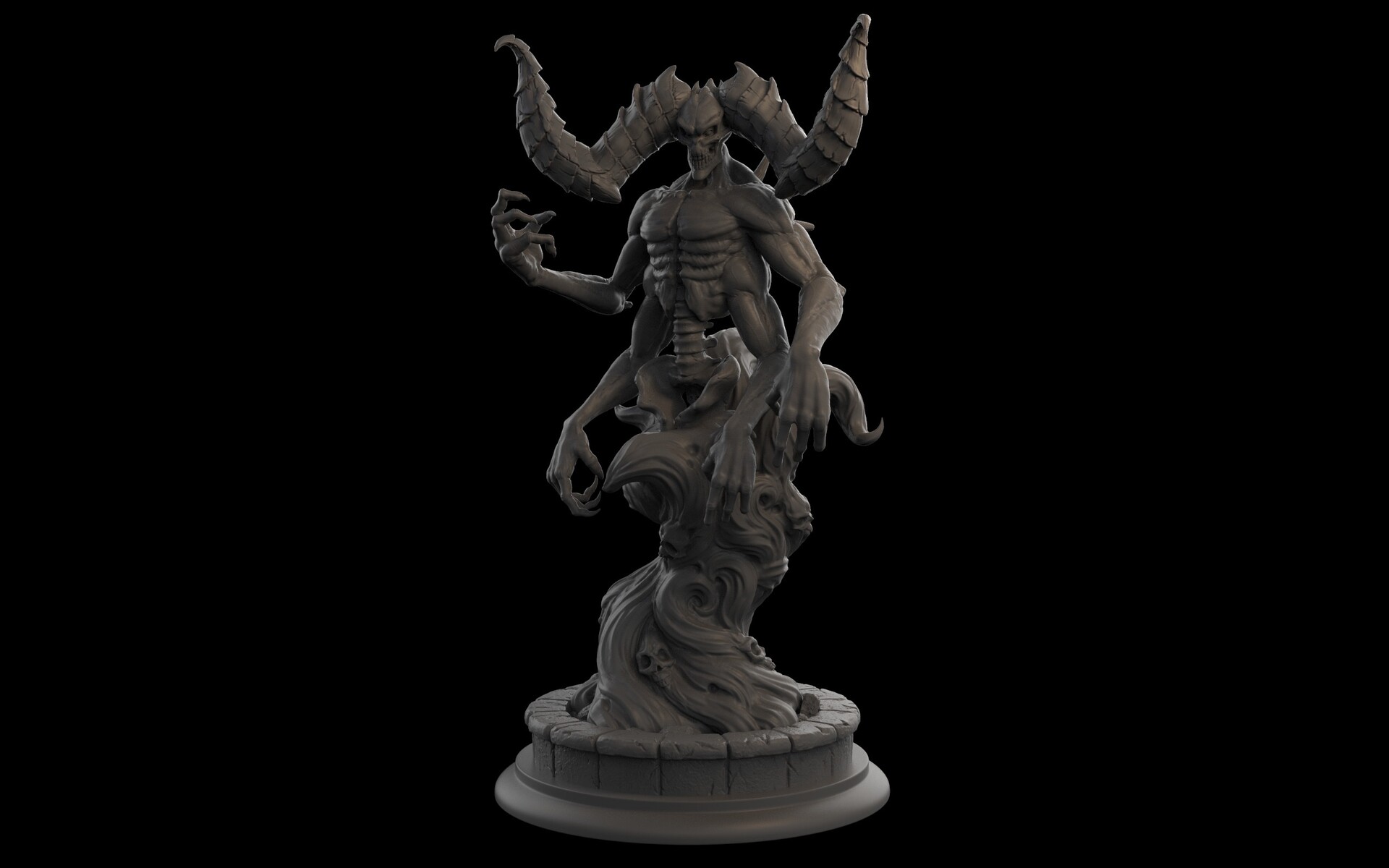 mephisto sculpture zbrush