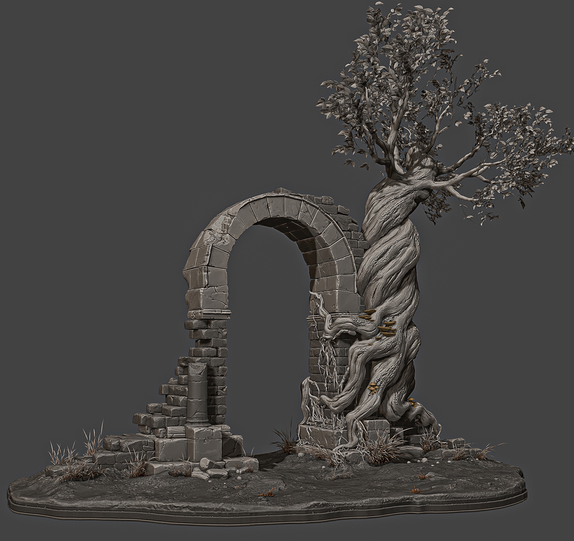 zbrush scene