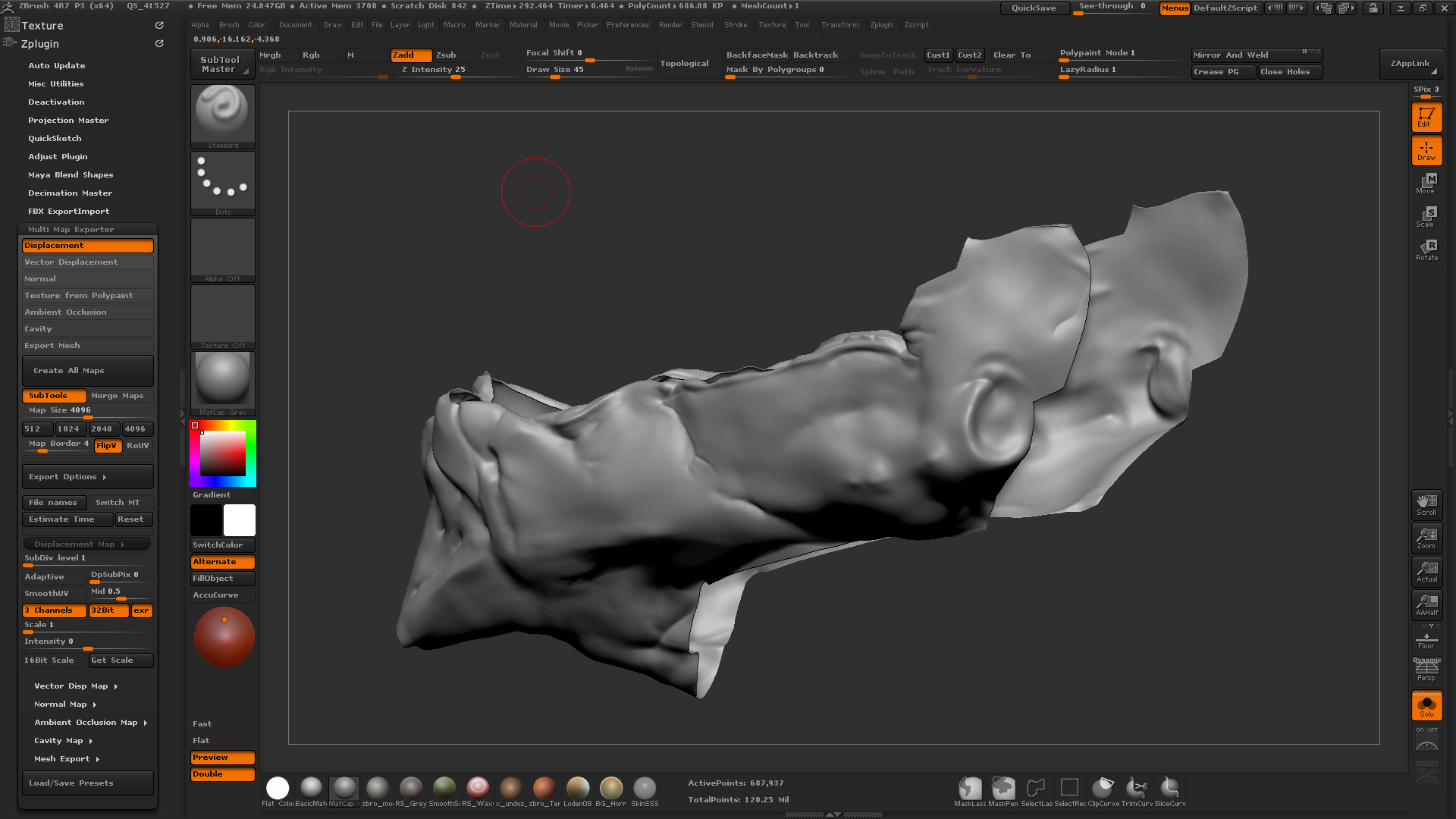 export udims zbrush