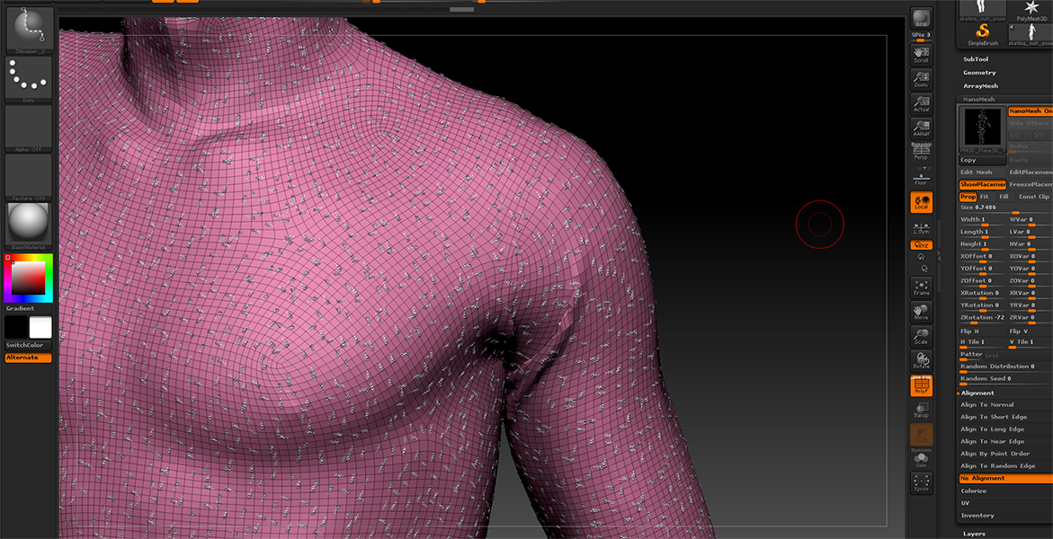 zbrush bake nanomesh