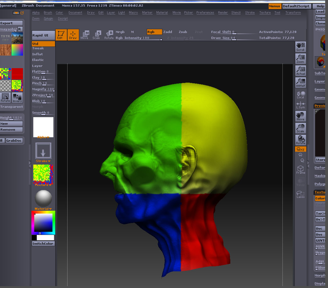 zbrush to maya export