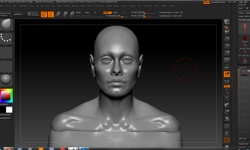 zbrush combine 2 subtools