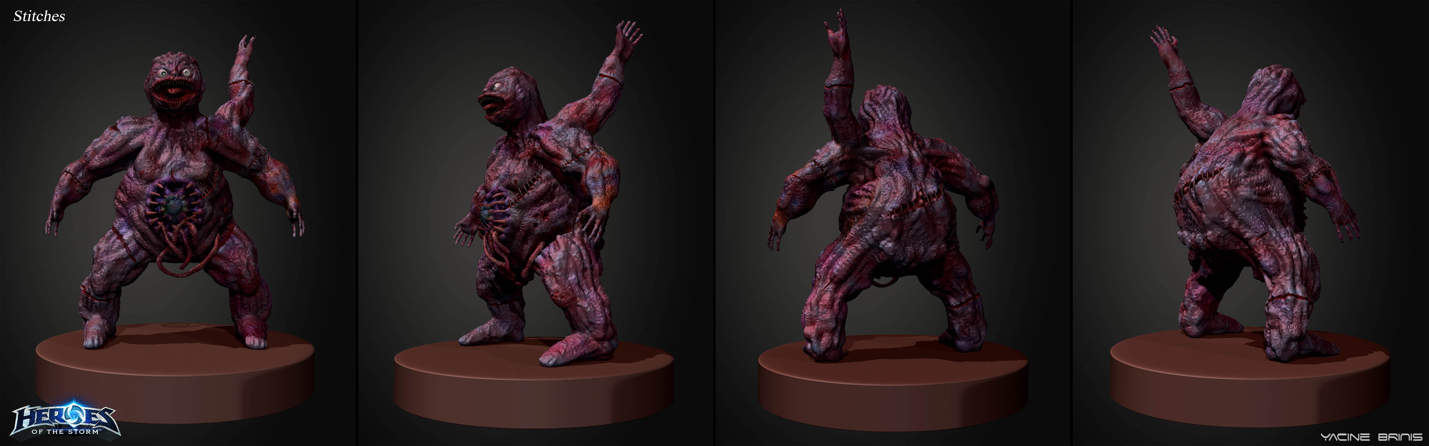 Stitches - Heroes of the Storms - Blizzard, 3D Character Creature By Yacine BRINIS- Final Rende.jpg