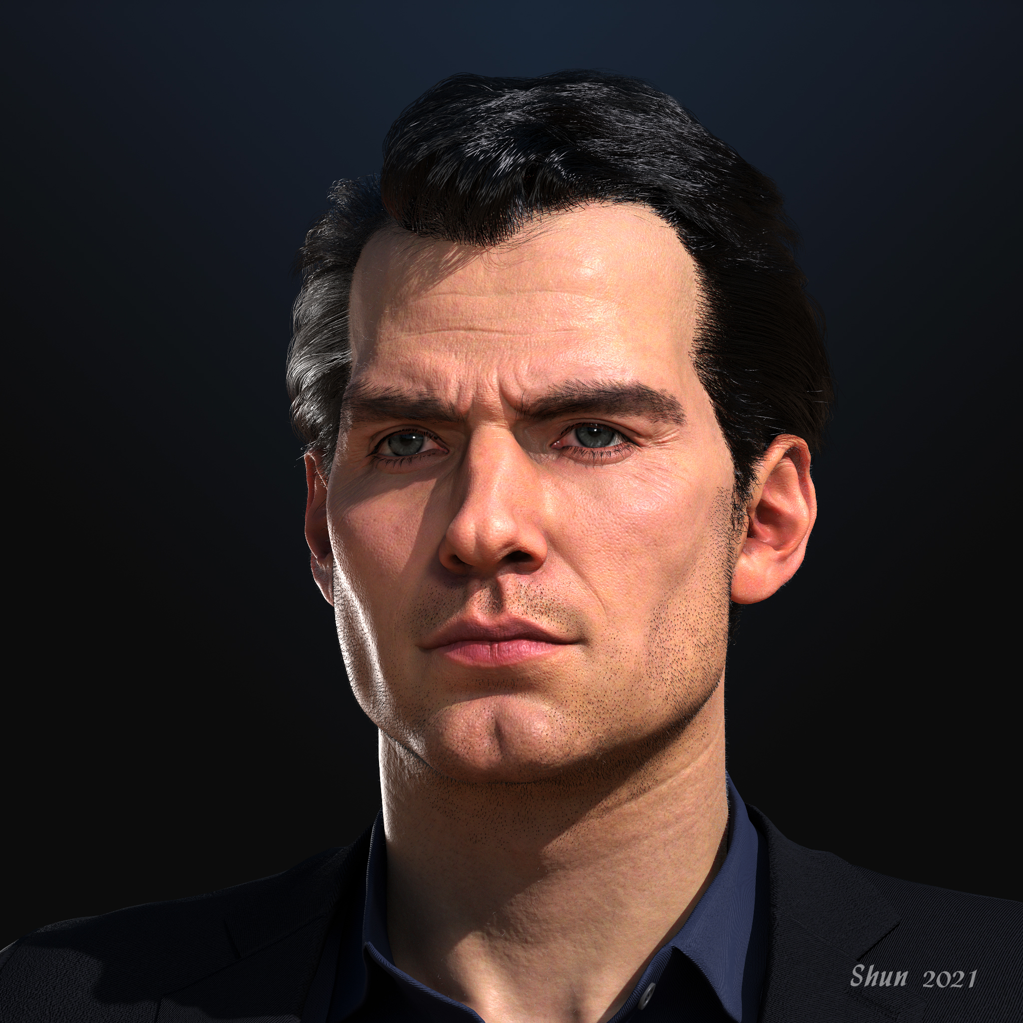 Superman (Henry Cavill) - ZBrushCentral