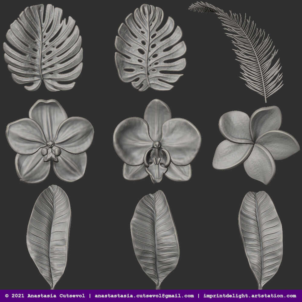 tiger_flowers_sculpt