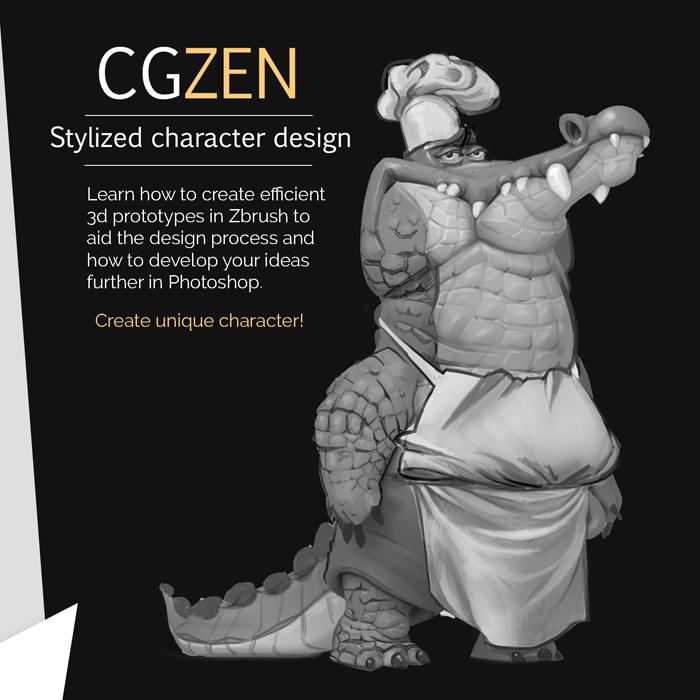 Stylized Character Design Tutorial Zbrushcentral