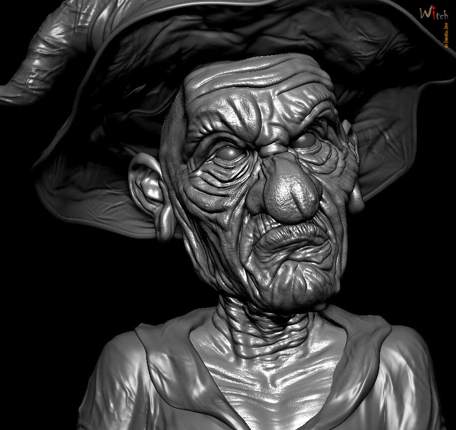 A11_Witch_Digital_Sculpture_SurajitSen_Nov2024_WIP10