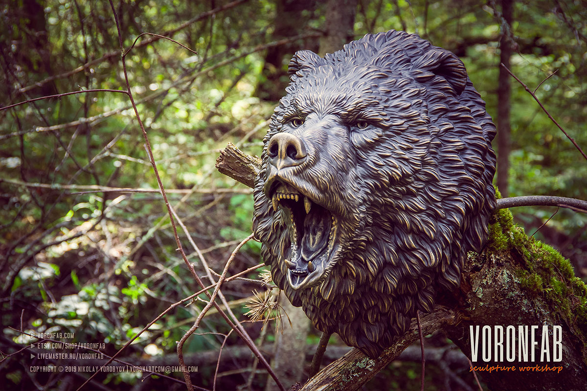 angry-roaring-bear-animal-head-sculpture-05