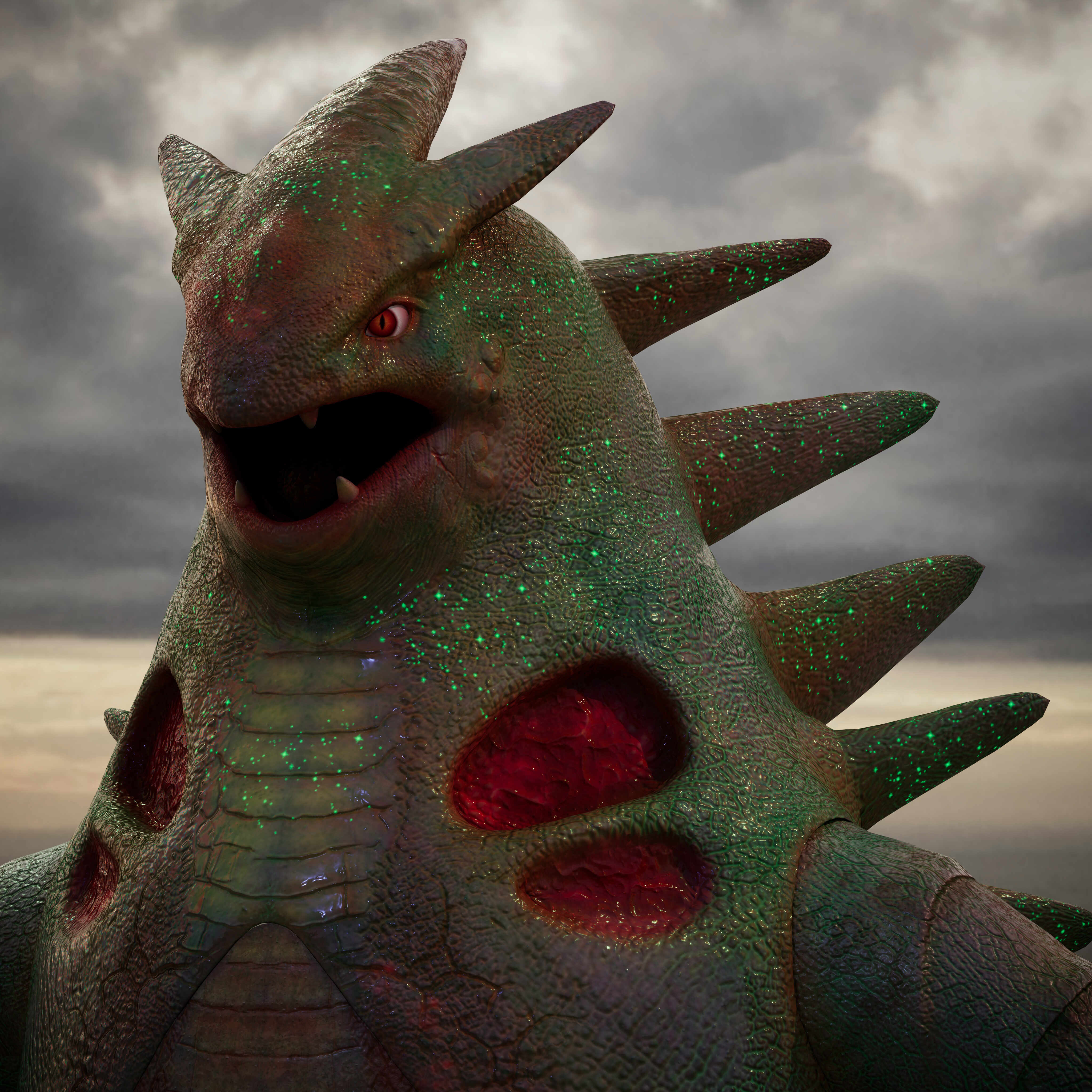 Tyranitar Fanart” - ZBrushCentral