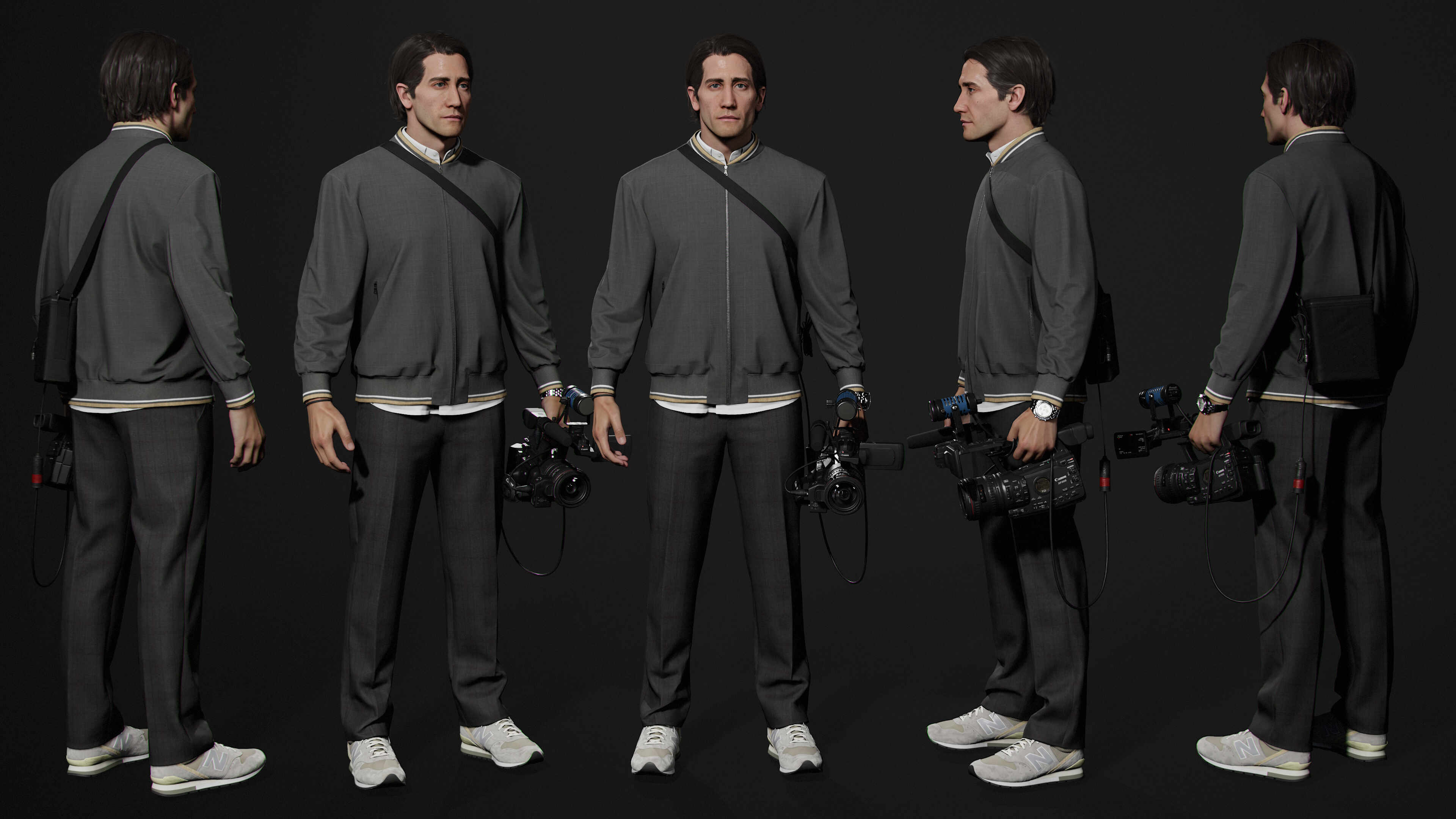 Louis Bloom - Nightcrawler - Game ready character - ZBrushCentral