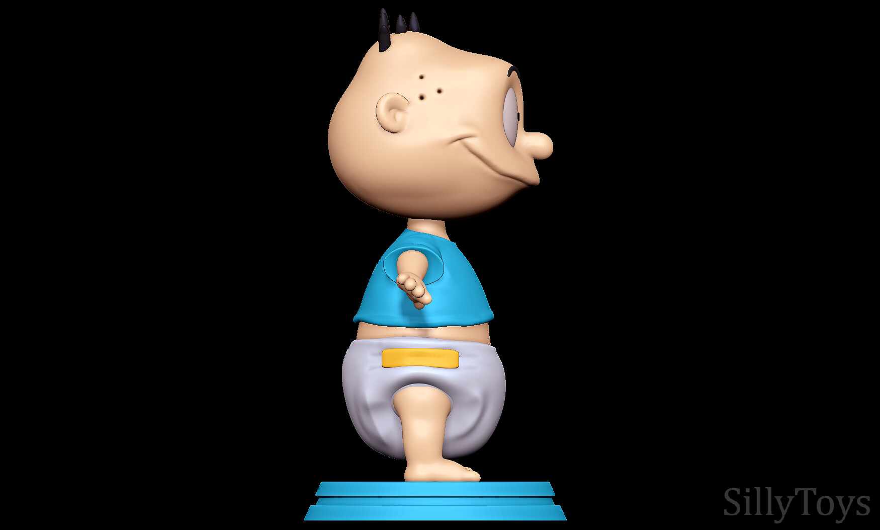 Tommy Pickles Rugrats 3d Print Model Zbrushcentral