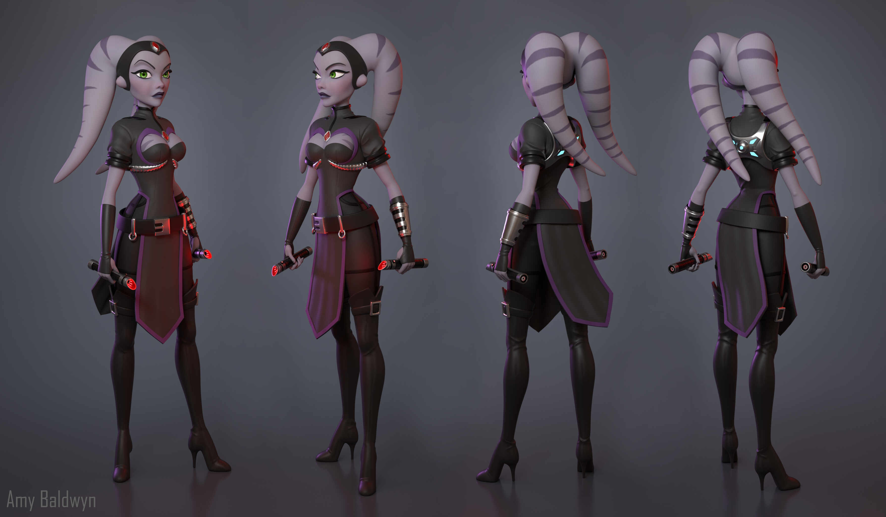 making twilek in zbrush