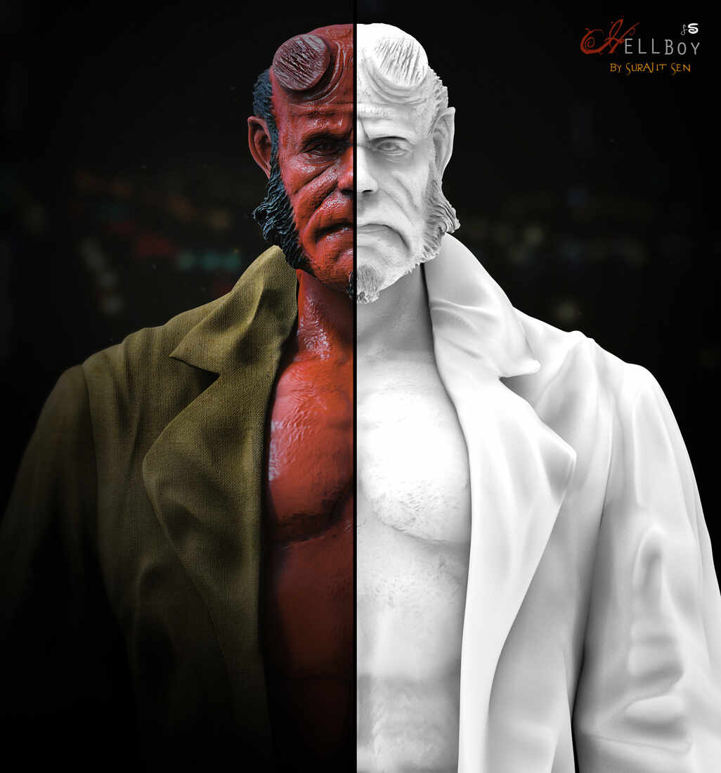 Hellboy_Digital_Sculpture_Study_SurajitSen_March2022AAA_two_LL