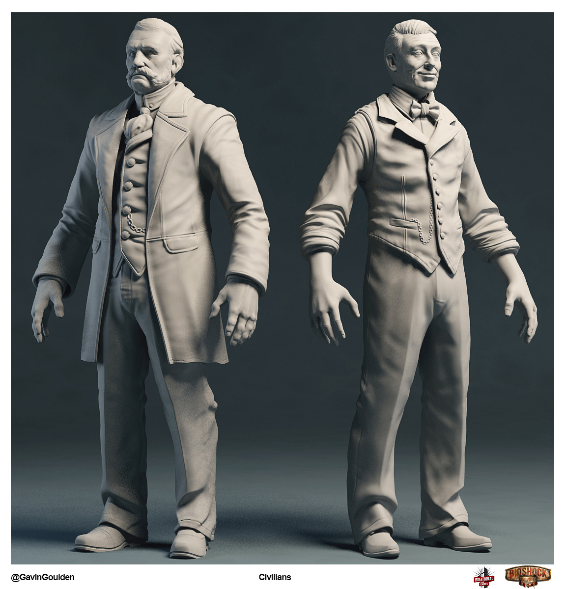 Bioshock Infinite Art Dump Zbrushcentral