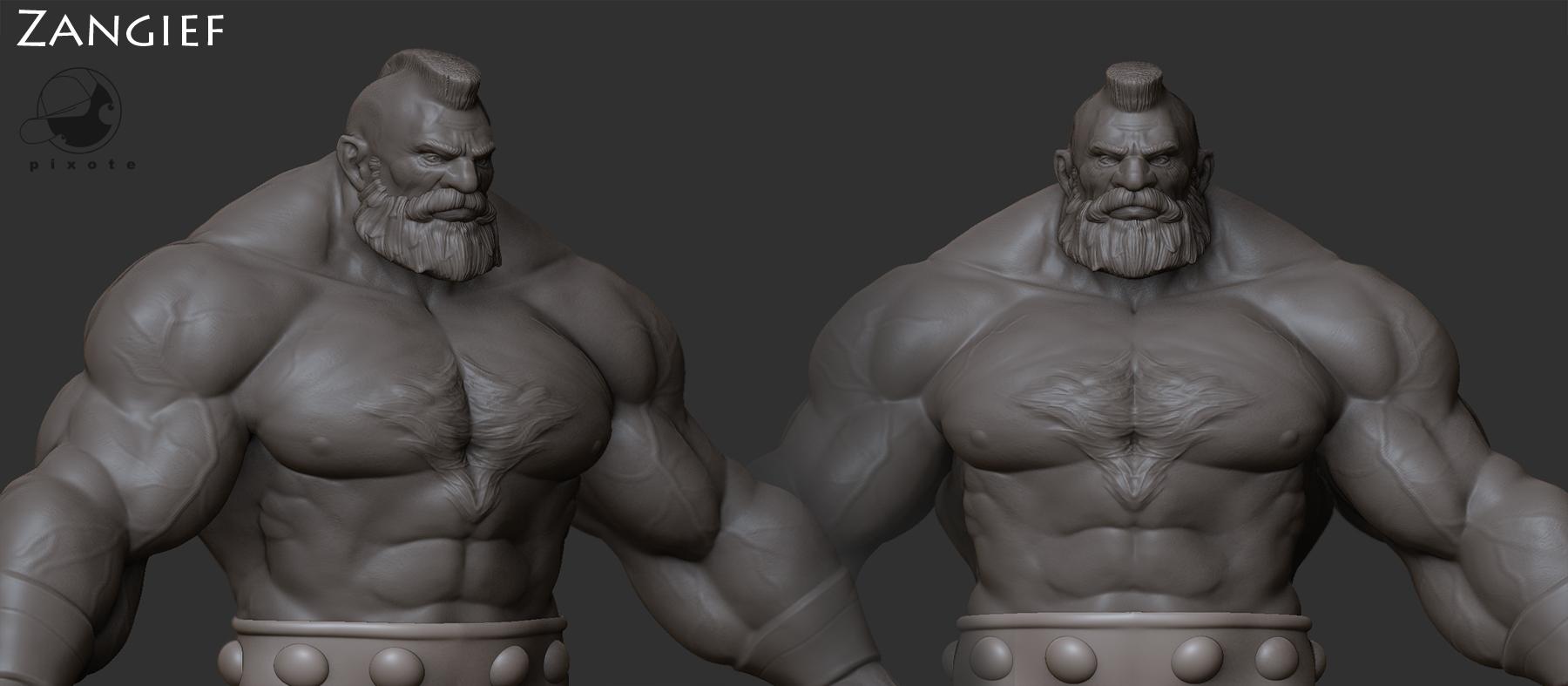 Zangief - Street Fighter Fan Art - ZBrushCentral