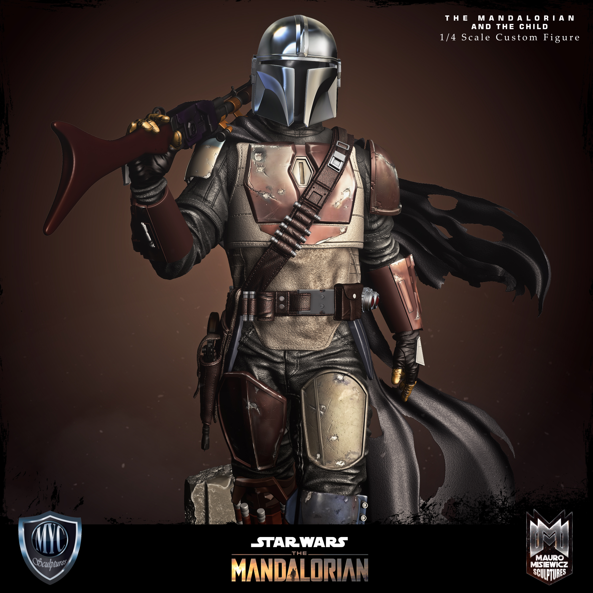custom mandalorian figure