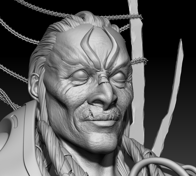 ZBrush face