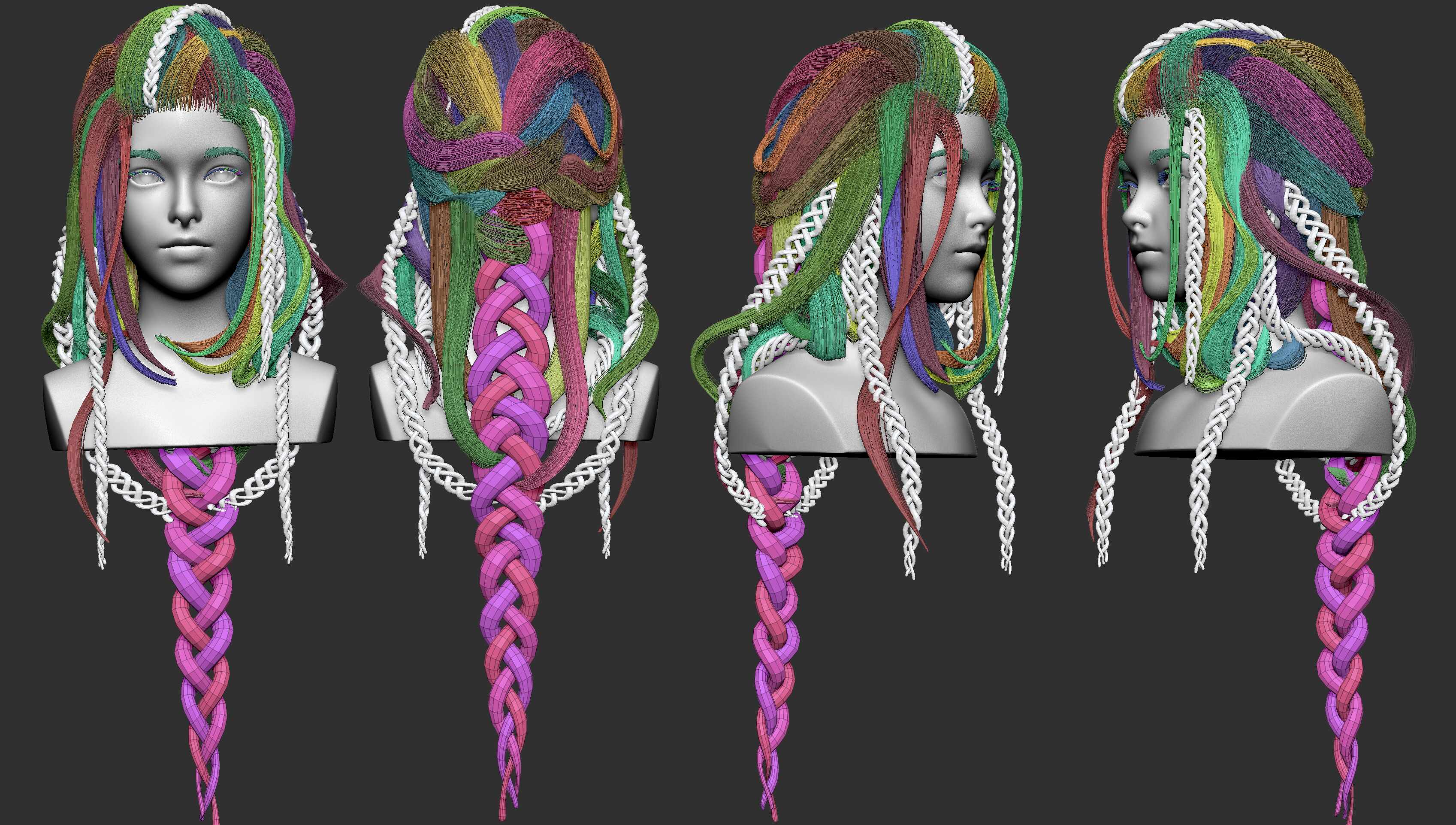 fibermesh hair in zbrush