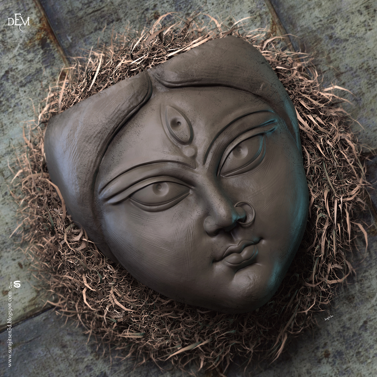 Devi_Dugra_Digital_Sculpture_SurajitSen_Oct2020A_L