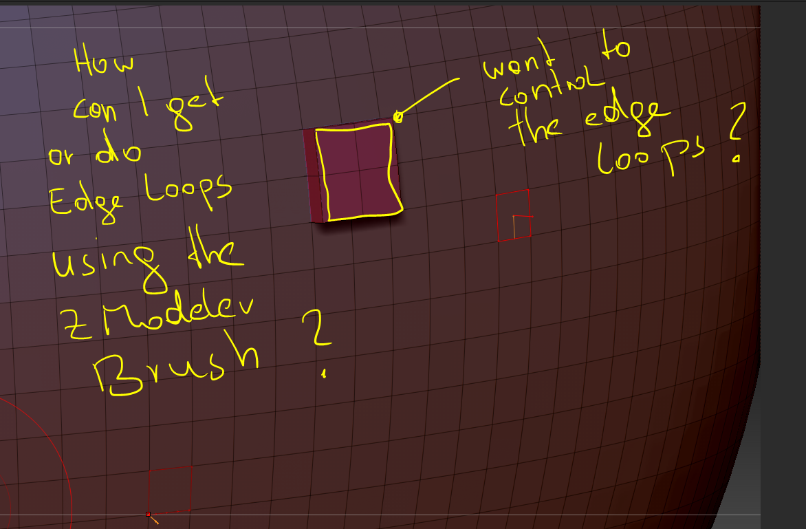 how to add edge loops in zbrush