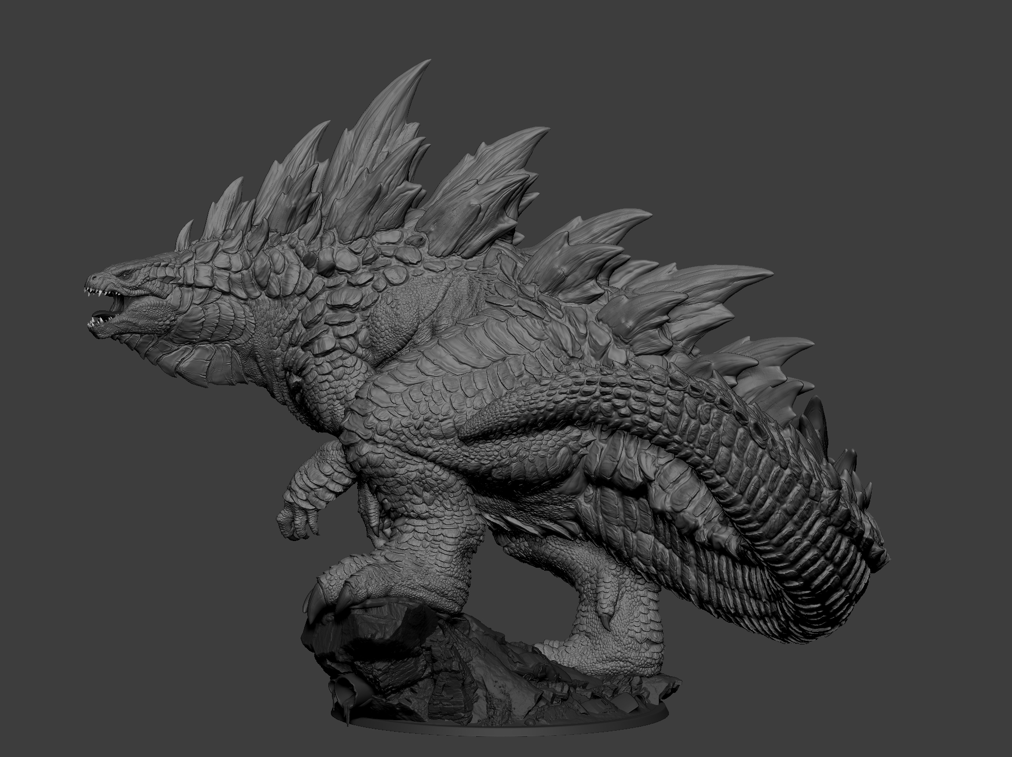 godzilla zbrush model download