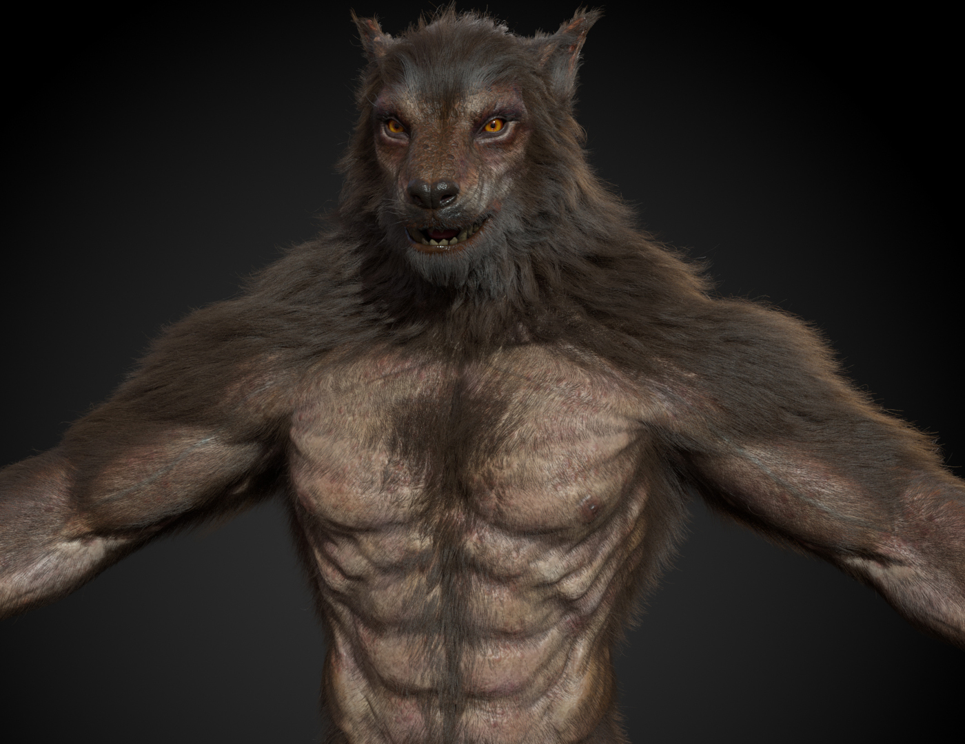 werewolf foot zbrush