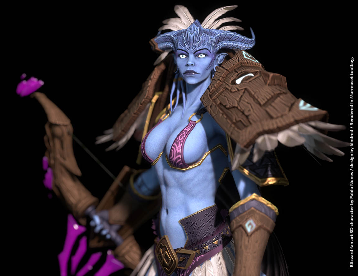 Draenei hunter - ZBrushCentral