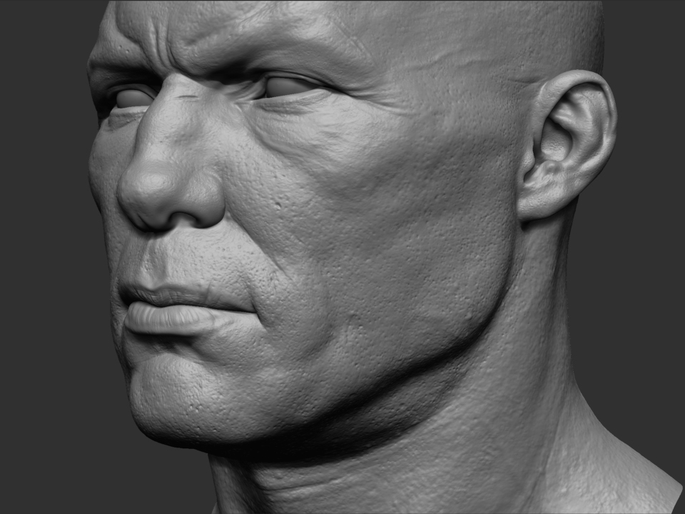 zbrush back face