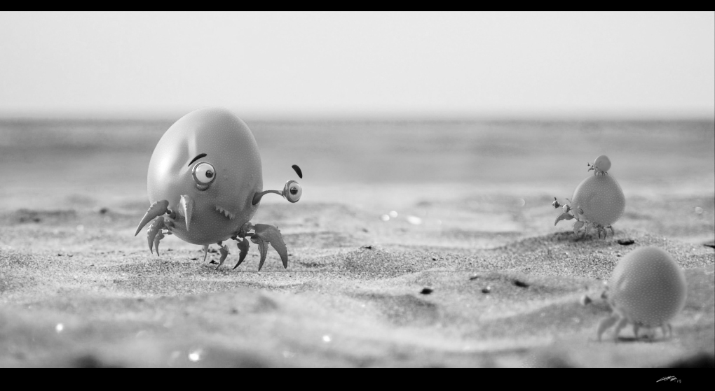 crab's Zbrush to Keyshot pratice BW.jpg