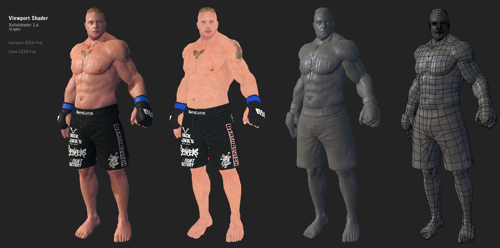 UFC Fighter Figurine Portfolio Piece - ZBrushCentral