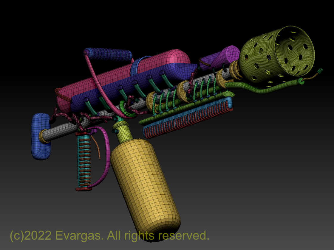 Flamethrower modeling ZBrushCentral