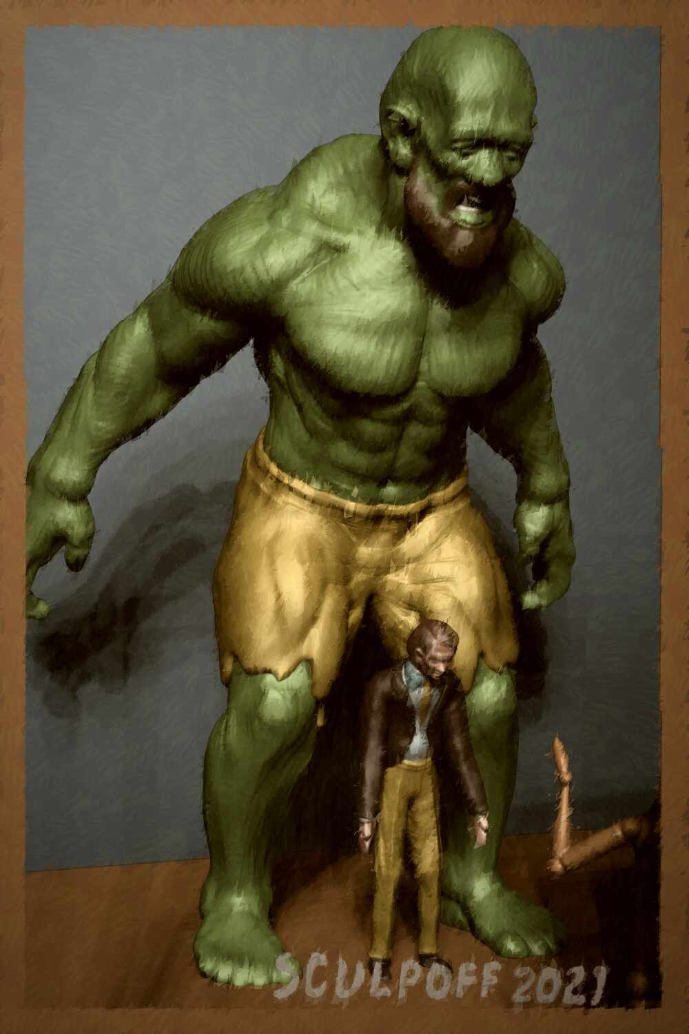 Hulk and Bruce Banner